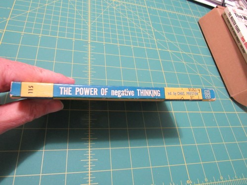THE POWER OF NEGATIVE THINKING EDITED BY CHARLES PRESTON 1955 BALLANTINE PB - Picture 2 of 2