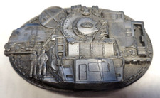 NO. 614 RAILROAD BELT BUCKLE C J INC. 1986 MADE IN USA - U