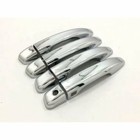 Cubiertas de manija de puerta cromadas con orificio Smartkey para Honda Accord 2018-2022 Foto 2 de 2