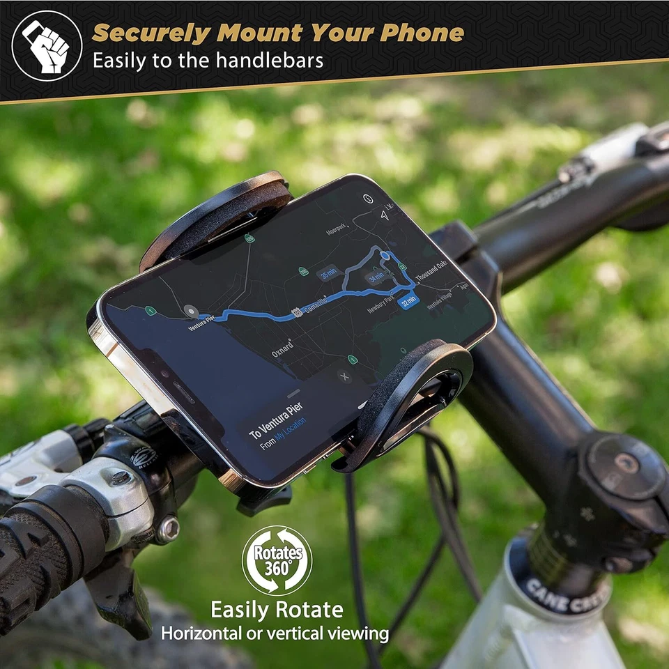 Scosche Handle it Handlebar Phone Mount Black - Image 3 of 4