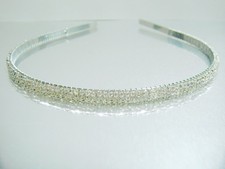 Beaded Headband Handmade Crystal Alice Hair Band NWT