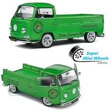 Solido 1:18 -  1968 Volkswagen T2 Pickup Custom – Green - Diecast - S1809401