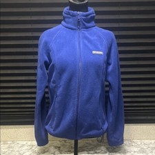 Columbia Women's Blue Benton Springs Full Zip Fleece Jacket Size Medium