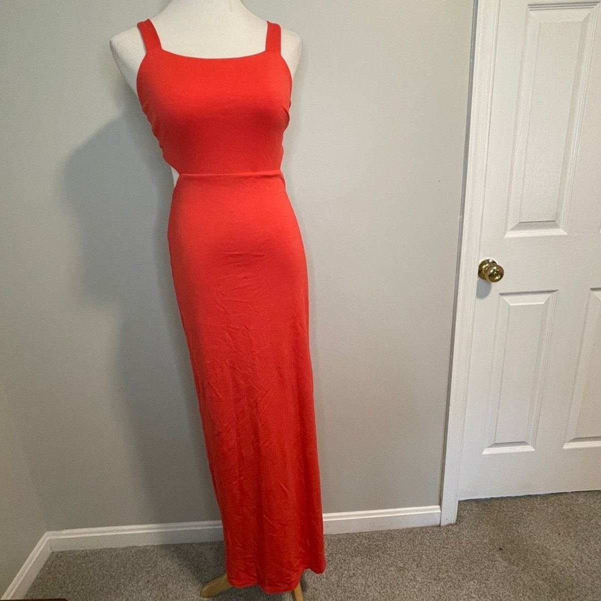 fraiche by j maxi dress FRAICHE by J Maxi Dress and in Coral M