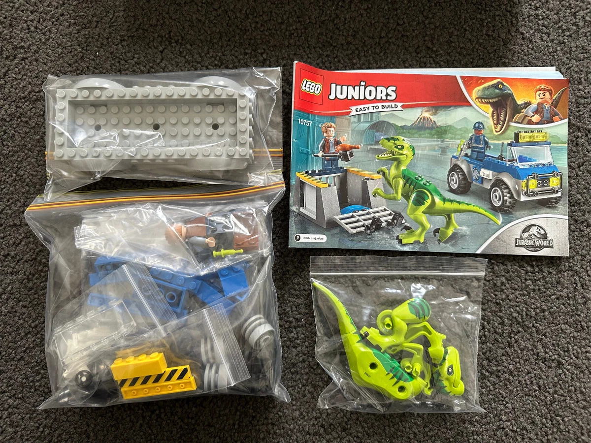 Lego 10757 Juniors Jurassic World Raptor Rescue Truck eBay