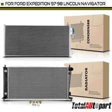 New Radiator & AC Condenser Cooling Kit for Ford Expedition Lincoln Navigator