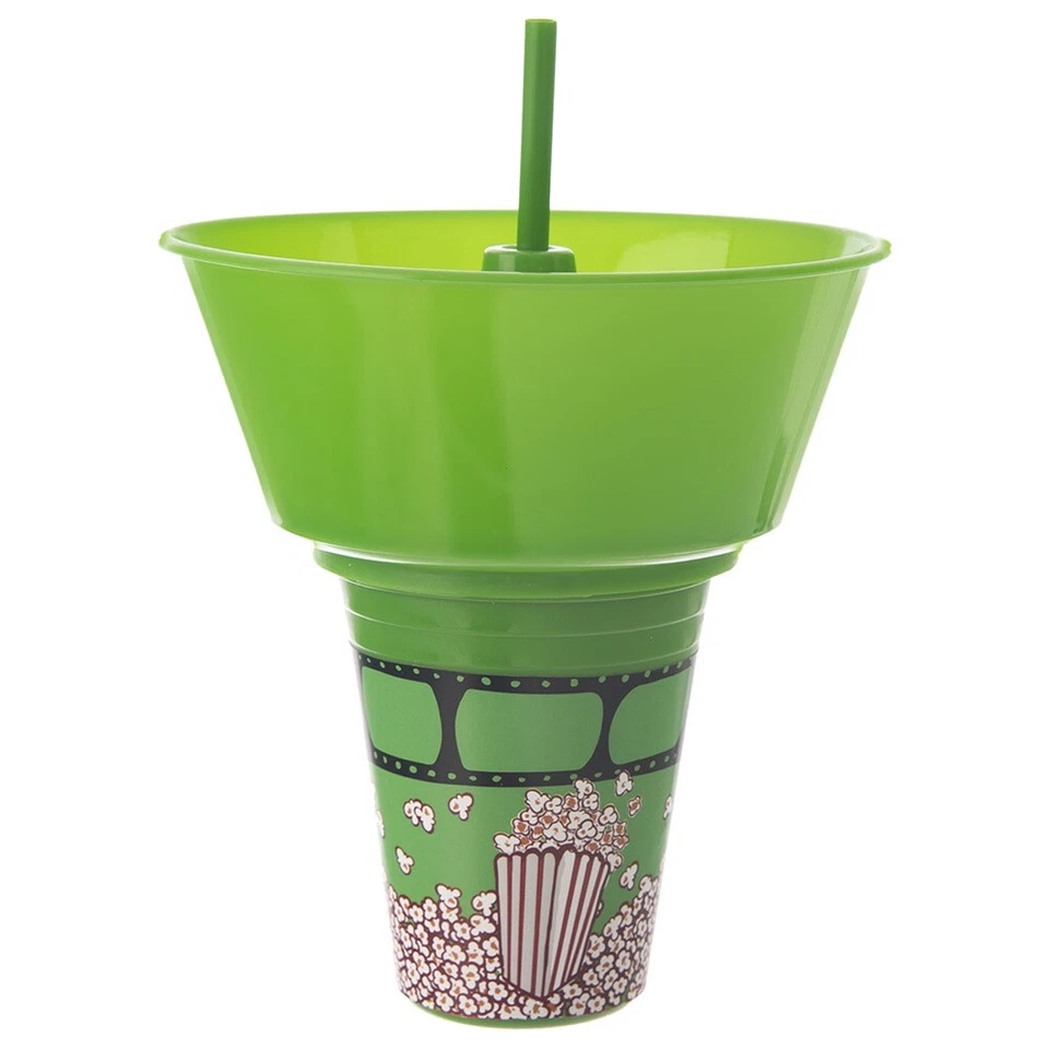 Popcornschüssel Popcornschale Popcornbecher mit Schüssel für Popcorn 500 ml - Bild 4 von 4