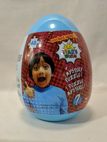 Ryan’s World Mystery Puzzle Pocketwatch Blue Egg 48 piece - Picture 3 of 4