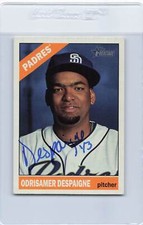 2015 Topps Heritage #571 Odrisamer Despaigne Padres Signed Auto *H8691