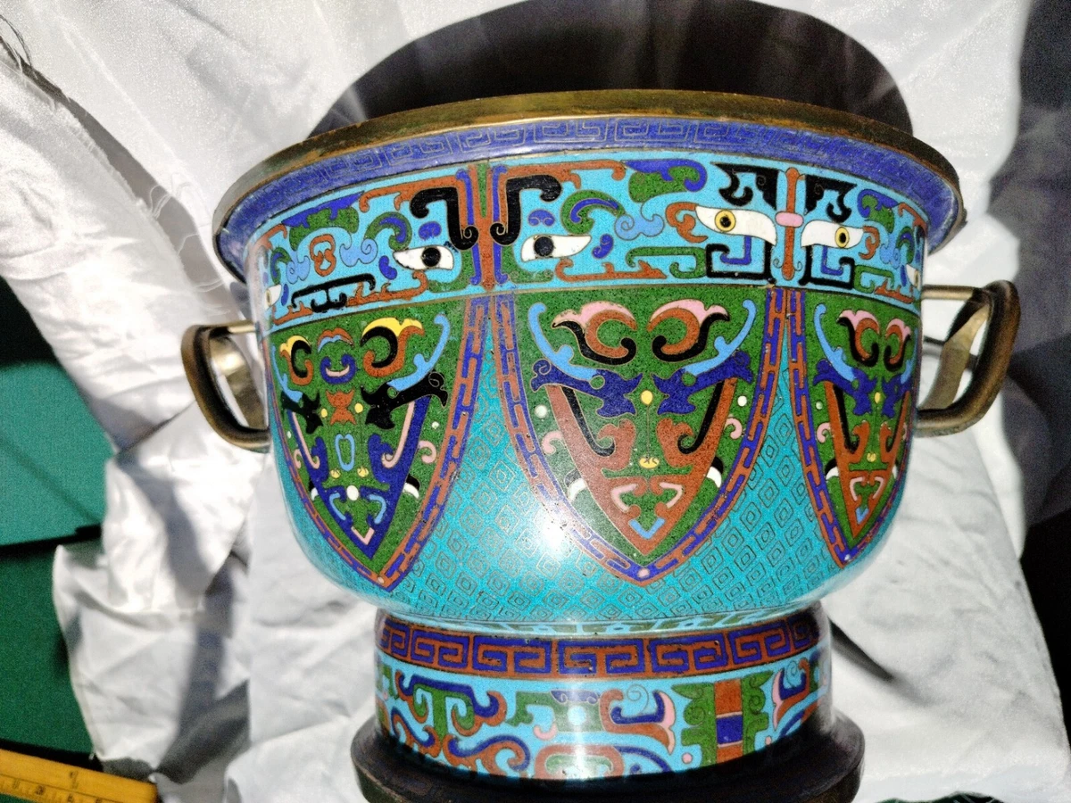 中国风铜制花瓶| eBay