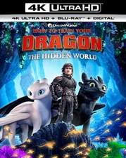 How To Train Your Dragon The Hidden World 4K UHD Blu-Ray & Digital NEW Sealed