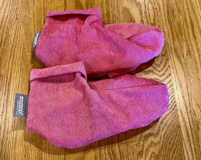 Bed Buddy Pink Lavender Rose Foot Warmers Spa Slippers with Aromatherapy  zav