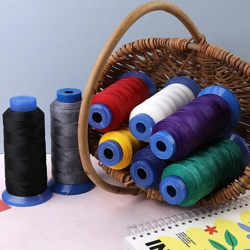 Cordón redondo de hilo encerado de poliéster de 0,55 mm para reparación de costura de cuero Foto 3 de 4