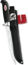 Rapala Soft Grip Fillet Fixed-Blade Knife 6" Stainless Steel Blade Rubber Handle