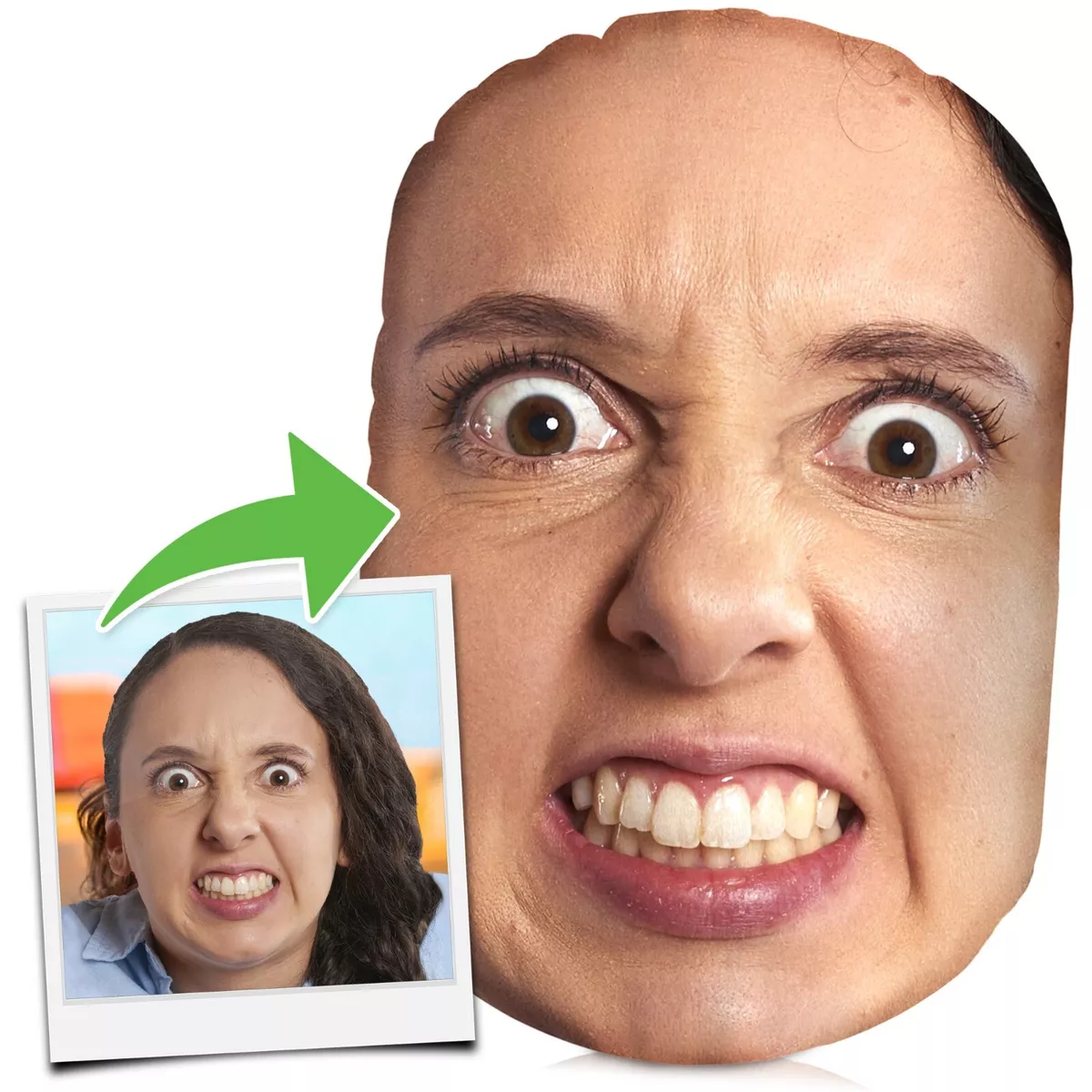 Personalised face clearance cushion
