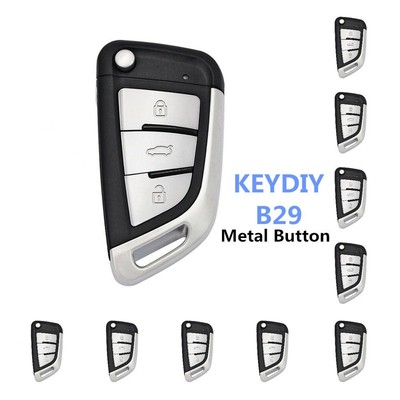 10pcs/lot KEYDIY B29 Metal Button KD Remote Car Key For MINI KD/KD-X2/KD-MAX