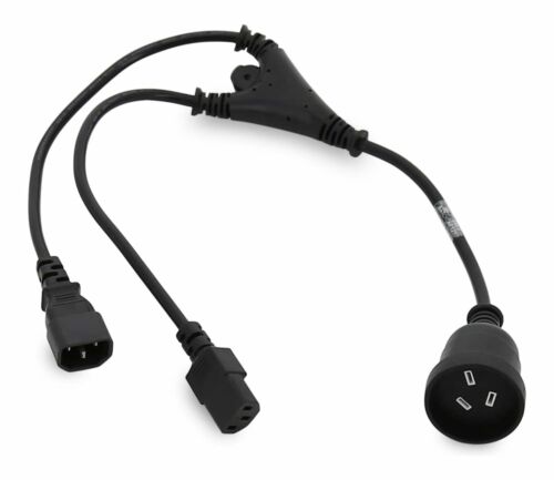 Powermaster IEC Y-Cord C13 C14 and Mains Socket - Foto 2 di 2