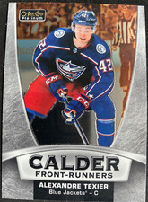 2019-20 O-Pee-Chee Platinum Calder Front Runners #CF8 Alexandre Texier Columbus