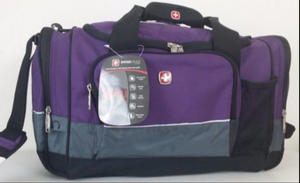 purple gym bag