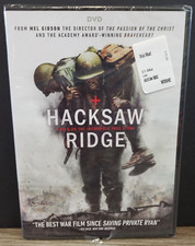 Hacksaw Ridge DVD 2016 Brand New Factory Sealed MEL GIBSON ANDREW GARFIELD