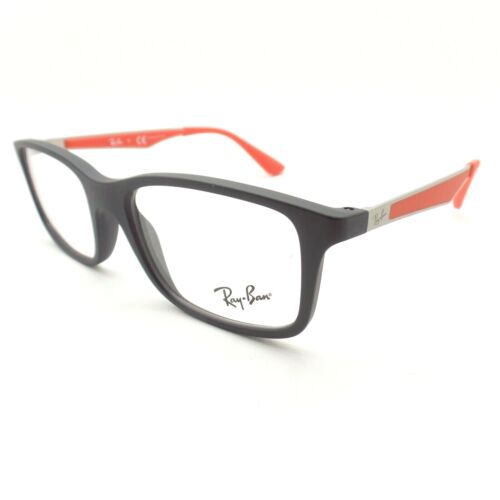 Ray Ban 1570 Kids 3652 47mm Matte Black Red Frames New Authentic - Picture 1 of 4