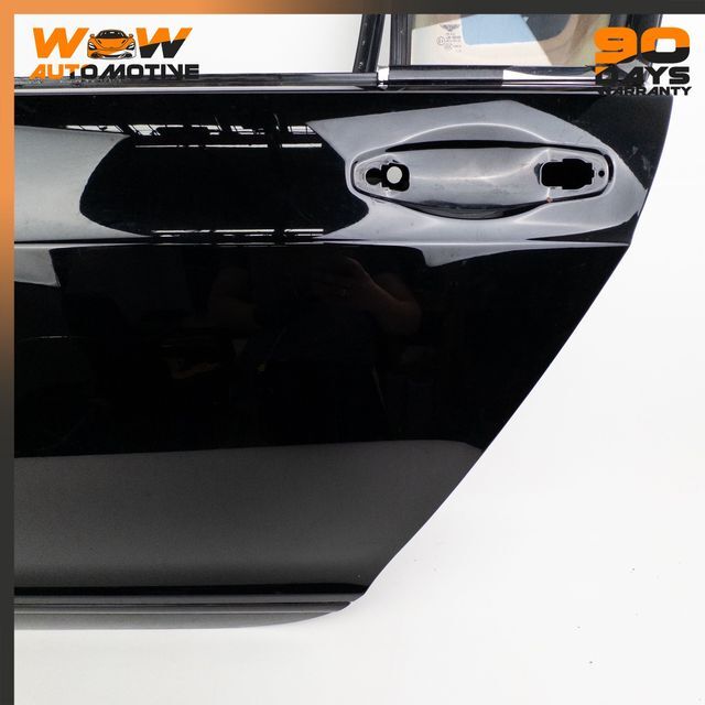 06-13 BENTLEY CONTINENTAL FLYING SPUR REAR RIGHT PASSENGER SIDE DOOR BLACK OEM