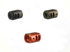 Black,Tan,Red 9/16x24 TPI Thread Muzzle Brake Compensator Anodized Color For .40