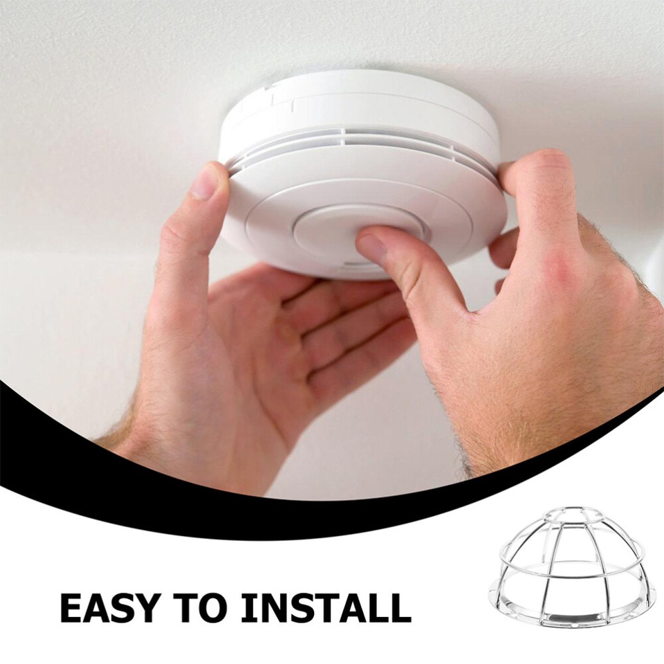 2pcs Smoke Detector Cover Heavy Duty Smoke Detector Protective Cover