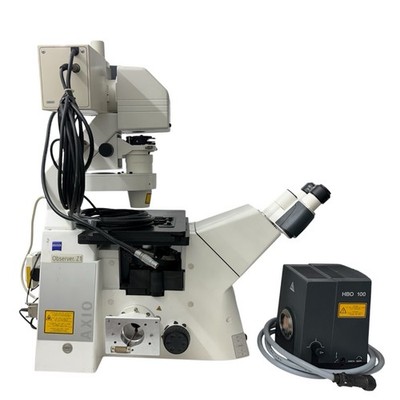 Zeiss Axio Observer Z1 Phase Contrast Fluorescence Inverted Microscope #Untested