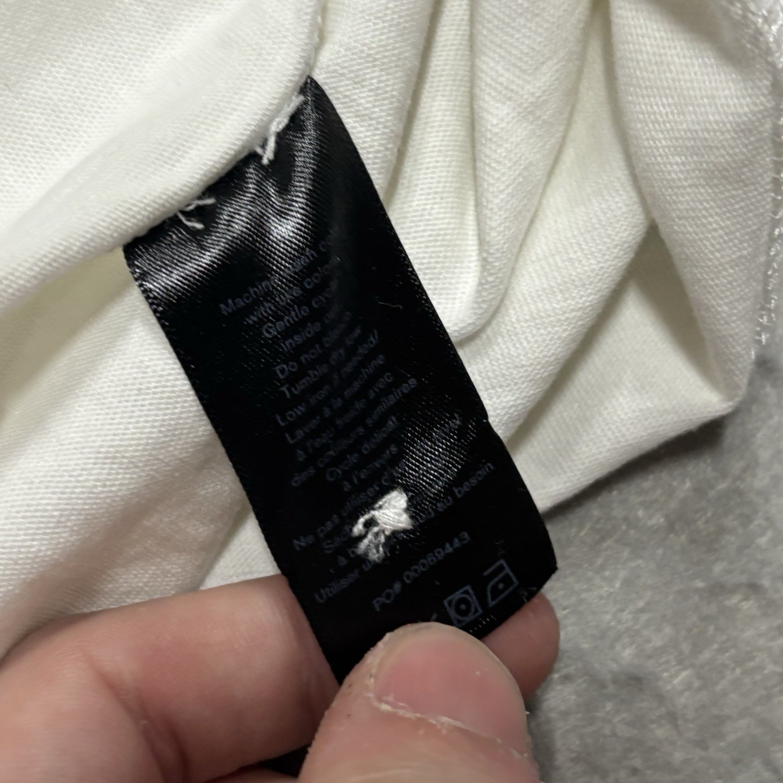 Rag & Bone Henley Shirt Mens L Off White Long Sleeve Casual Cotton Pullover 1188 thumbnail 5