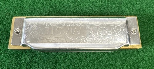 Suzuki Folk Master 10 Hole Diatonic Harmonica Model 1072 Key Of C & Case - Picture 6 of 9