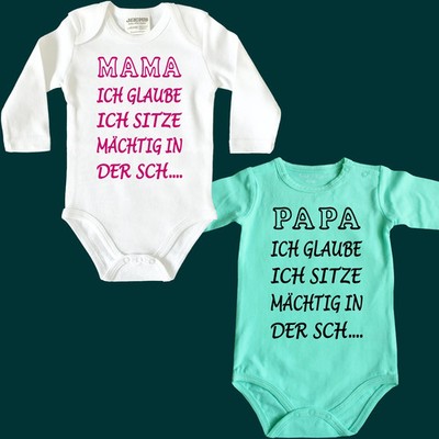 Witziger Fun Baby-Body Babybody Bodie - Für Oma Opa Papa Mama Tante Onkel Uroma