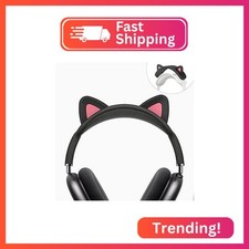 WQNIDE Headband Cover for AirPods Max, Cute Cat Ears Design, Soft Silicone Headb