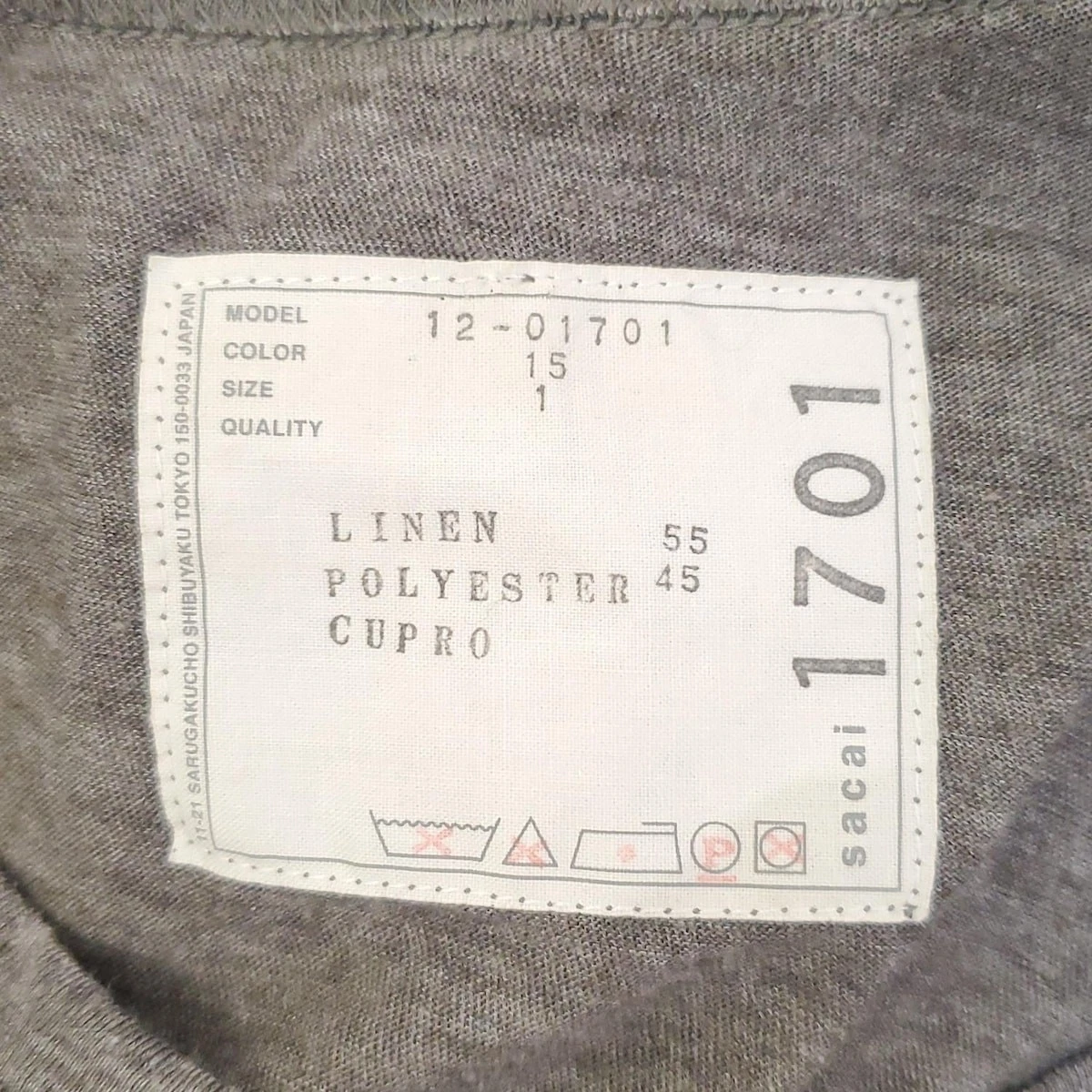 Auth Sacai Abito donna multi grigio verde scuro 12 01701