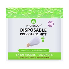 -Rinse Free Bath Wipes 25 Counts ,Disposable No Rinse Body Wash,More Convenient