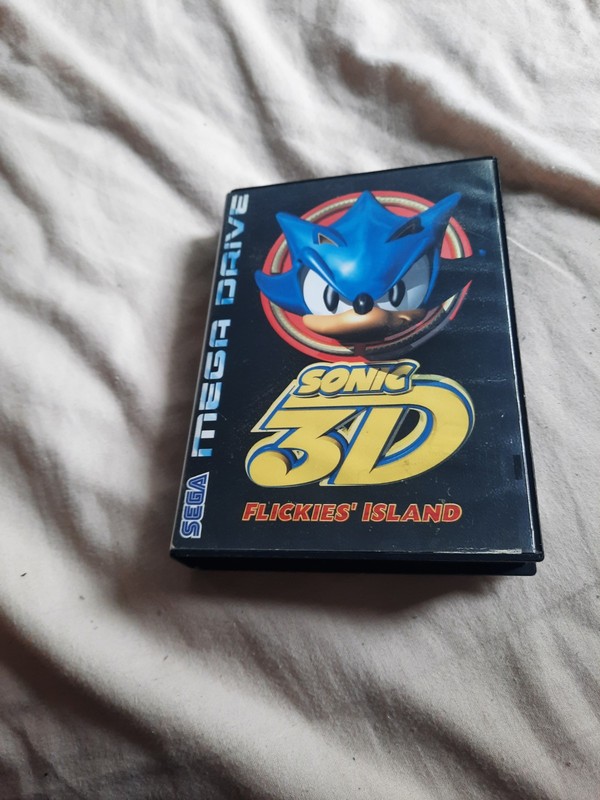 Sonic 3D Flickies Island Sega Mega Drive Complete PAL Tested Working