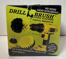 Drillbrush 4 in. W Medium Bristle Metal Handle Drill Brush Set