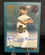 2018 Topps Archives Fan Favorites Auto 2001 Design Robb Nen #FFA-RN On Card Auto