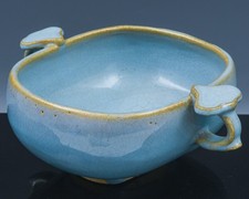 FINE CHINESE SKY BLUE JUNYAO GLAZED BRUSH WASHER CENSER BRUSH WASHER BOWL