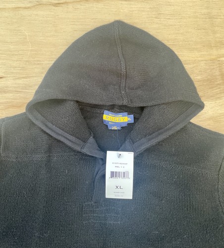 Polo Ralph Lauren Rugby Long Sleeve Sweater Hoodie Men’s Black Size: XL - New - Picture 2 of 5