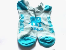 David & Goliath Brand Mini Monsters Socks - Simon - Rare/Vintage - New