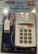 Keypad Security Code Burglar Alarm System Magnetic w/Door Contact Power Siren