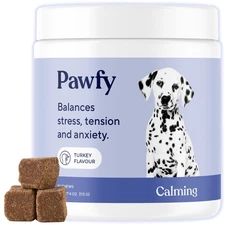 Pawfy Calming Chews for Dogs | Natural Dog Calming Chews - Supports Relaxatio...