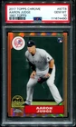 2017 TOPPS CHROME #87T8 AARON JUDGE RC 1987 TOPPS REFRACTOR PSA 10 GEM MINT