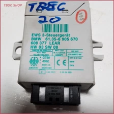 BMW 2001 740iL EWS 3 Immobilizer Control Module 61356905670