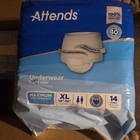 Attends Lot of 4 (56) Unisex Adult Incontinence Pull Up On Underwear Diapers XL