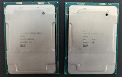 Intel Xeon Gold 5218R SRGZ7 20-Core 2.1GHz LGA3647 Server CPU - Matched Pair x2