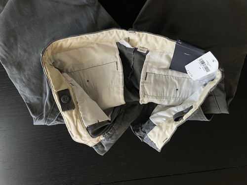 NWT Gap Kids Uniform Straight-Fit Stretch Khakis Size 14 SharkFin Color Gray - Picture 3 of 8