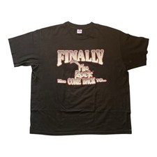 Vintage WWF The Rock Shirt Mens XL Black Finally The Rock Has Come Back Edmonton