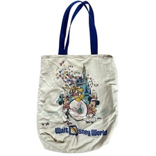 Vintage Walt Disney World 20th Anniversary Tote Bag Mickey Minnie Donald 1991